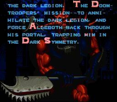 Screen ze hry Doom Troopers: Mutant Chronicles