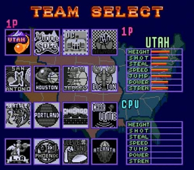 Screen ze hry Double Dribble: The Playoff Edition