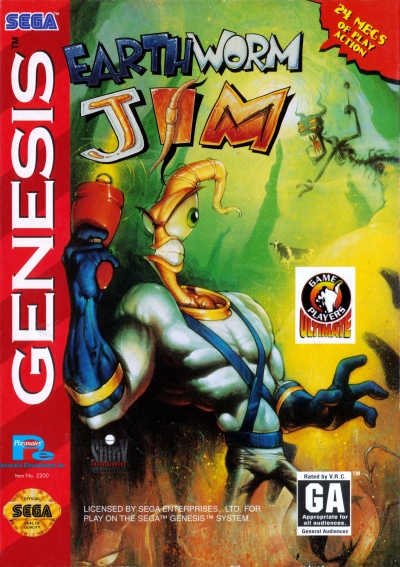 Obal hry Earthworm Jim