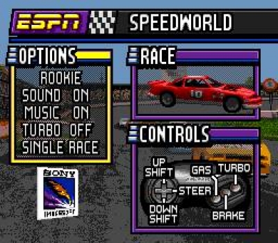 Screen ze hry ESPN Speed World