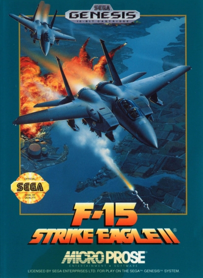 Obal hry F-15 Strike Eagle II