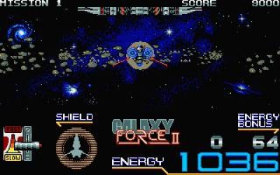 Screen ze hry Galaxy Force II