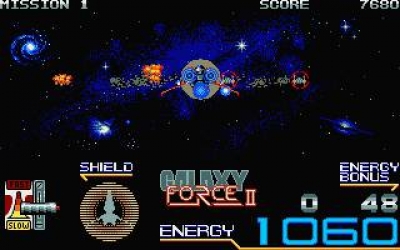 Screen ze hry Galaxy Force II