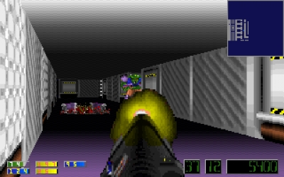 Screen ze hry Corridor 7: Alien Invasion