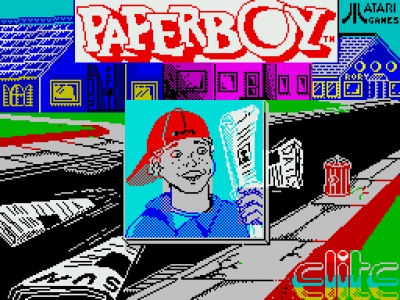 Screen ze hry Paperboy