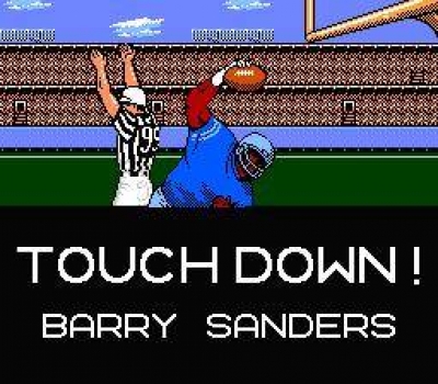 Screen ze hry Tecmo Super Bowl