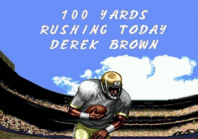 Screen ze hry Tecmo Super Bowl II