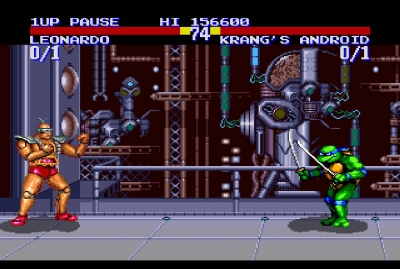 Screen ze hry Teenage Mutant Ninja Turtles: Tournament Fighters