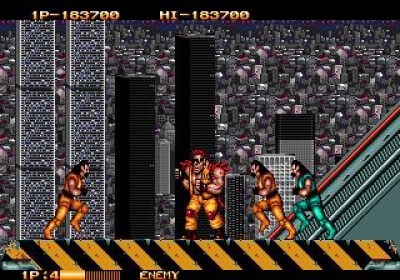 Screen ze hry Two Crude Dudes
