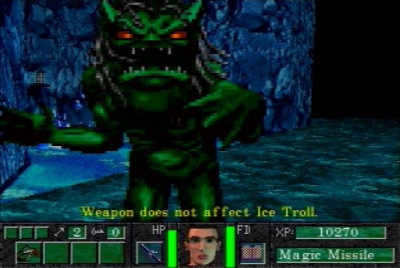 Screen ze hry Advanced Dungeons & Dragons: DeathKeep