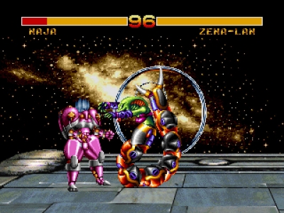 Screen ze hry Cosmic Carnage