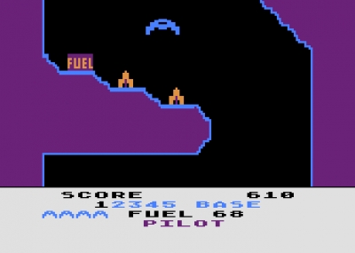 Screen ze hry Caverns of Mars