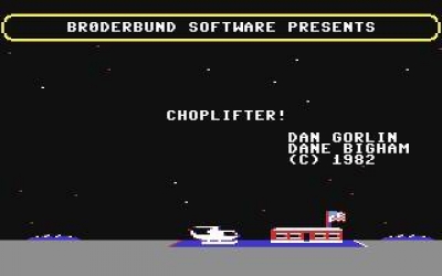 Screen ze hry Choplifter