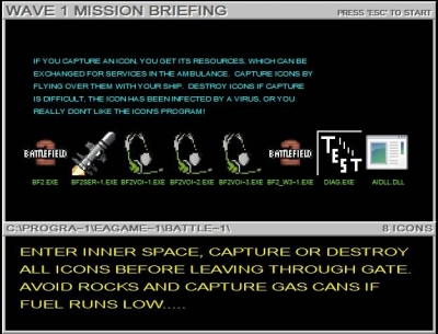 Screen ze hry Operation: Inner Space