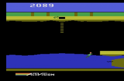 Screen ze hry Pitfall II: Lost Caverns