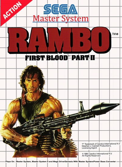 Obal hry Rambo: First Blood Part II