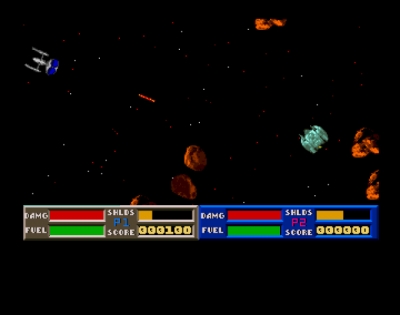 Screen ze hry Space War