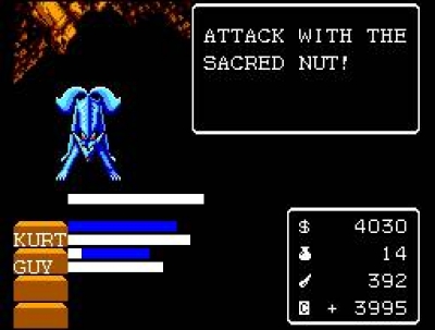 Screen ze hry Miracle Warriors: Seal of the Dark Lord