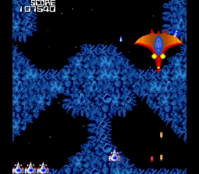 Screen ze hry Galaga 90
