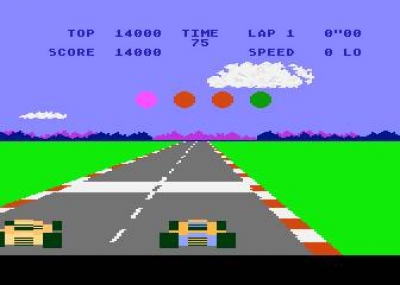 Screen ze hry Pole Position