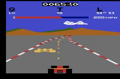 Screen ze hry Pole Position