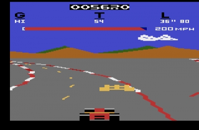 Screen ze hry Pole Position