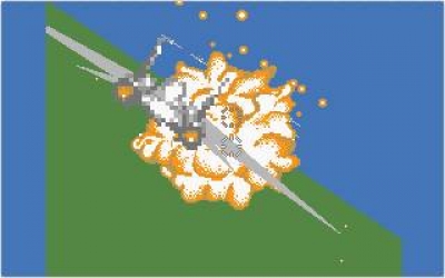 Screen ze hry G-LOC Air Battle