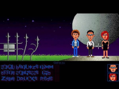 Screen ze hry Maniac Mansion
