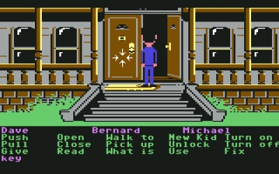 Screen ze hry Maniac Mansion