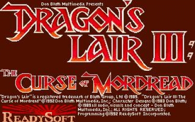 Screen ze hry Dragons Lair III: The Curse of Mordread