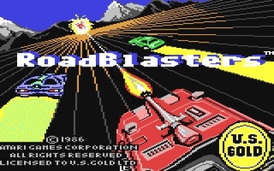 Screen ze hry Road Blasters