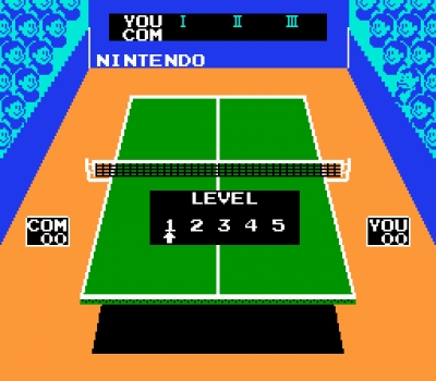 Screen ze hry Ping Pong