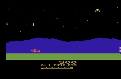 Screen ze hry Moon Patrol