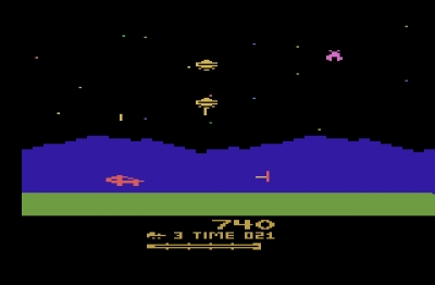 Screen ze hry Moon Patrol