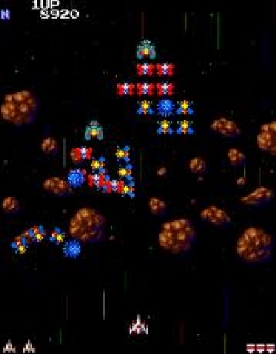 Screen ze hry Galaga