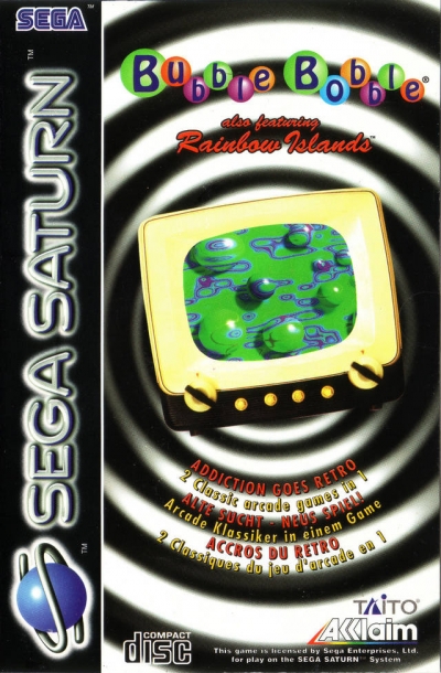 Obal hry Bubble Bobble also featuring Rainbow Islands