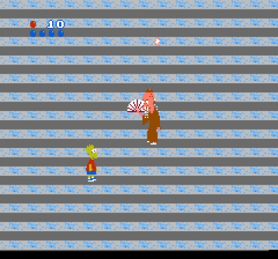 Screen ze hry The Simpsons: Bart vs. the Space Mutants