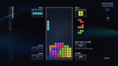 Screen ze hry Tetris