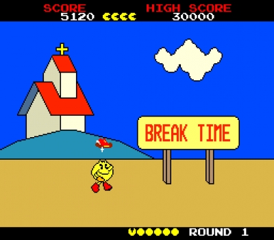 Screen ze hry Pac-Land