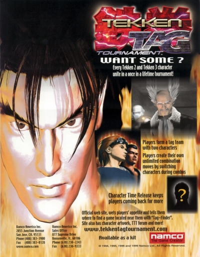 Obal hry Tekken Tag Tournament