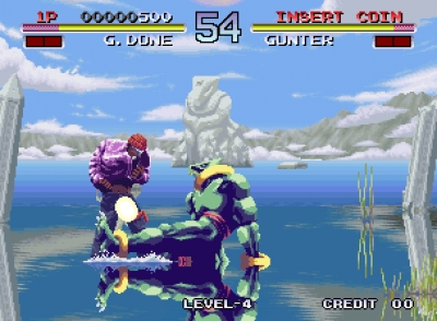 Screen ze hry Galaxy Fight: Universal Warriors