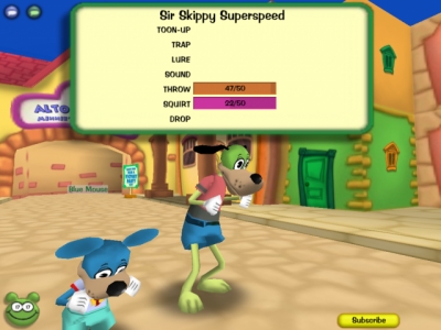 Screen ze hry Toontown Online
