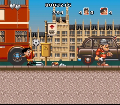 Screen ze hry Soccer Kid