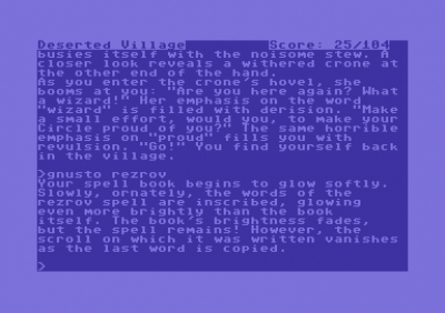Screen ze hry Enchanter