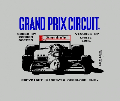 Screen ze hry Grand Prix Circuit