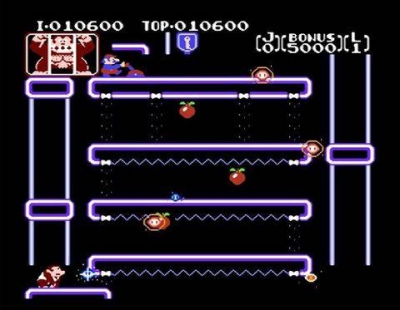 Screen ze hry Donkey Kong Jr.