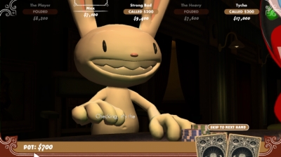 Screen ze hry Poker Night at the Inventory