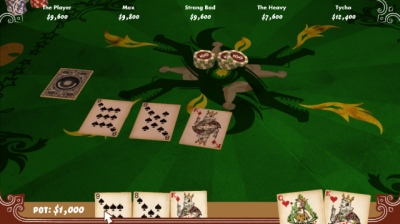 Screen ze hry Poker Night at the Inventory