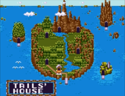 Screen ze hry Tails Adventure