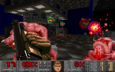 Screen ze hry Doom